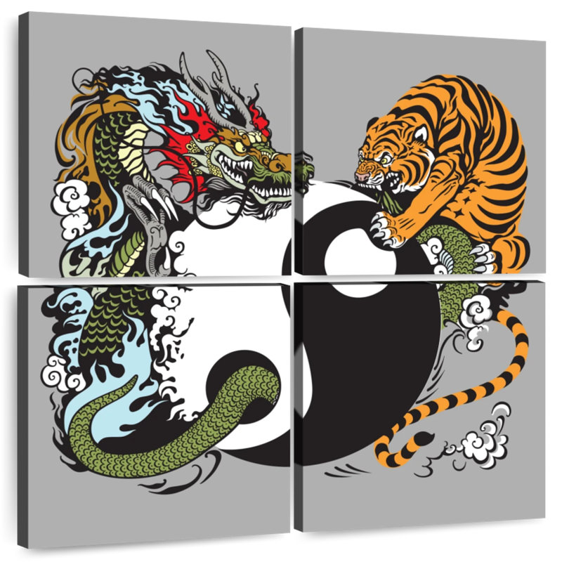 Dragon Adella et tigre Yin Yang