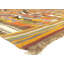 Tapis unique en laine noué à la main de style années 1960 de 5 pi x 7 pi 10 po en brun / orange