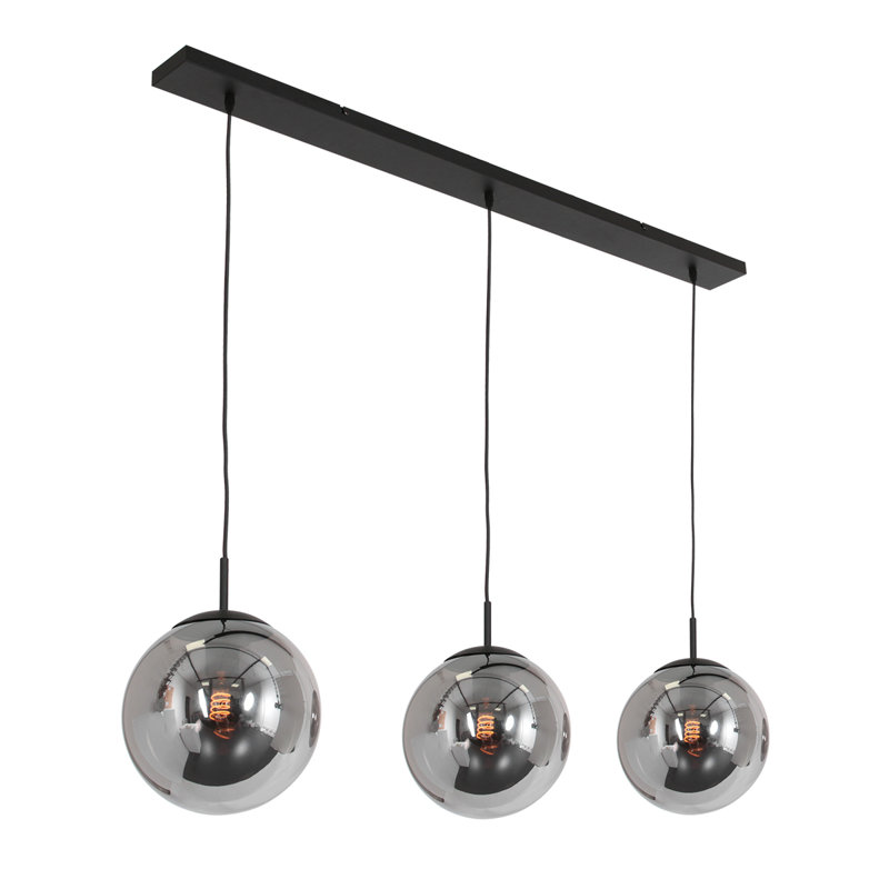 Beaulah 3 - Light Black Sphere Pendant
