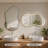 Cloud Shaped Wall Mirror Set, Led Mirror And Accent Mirror-122267829-122267828