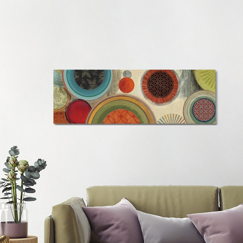 Commotion I by Tom Reeves - Wrapped Canvas Panoramic Painting, 121.92 cm H x 40.64 cm W x 1.91 cm D