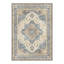Tapis floral bleu / brun Abdullah, lavable à la machine, avec envers antidérapant-129917736