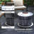 20" Style Smokeless Fireplace, Low Smoke Wood Burning For Backyard Pleasure, Patio, Picnic, Camping, With Mat, Black Fire Pit, 20", Camping Burning,