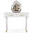 Vanity Table Set With Mirror Touch Screen Lighted Mirror