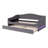 Teddy Fleece Twin Size Daybed With Light And Trundle-380061503