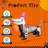 Fassett Halloween Inflatable 5.7 FT Skeleton Puppy Dog Inflatable with Build-in LEDs