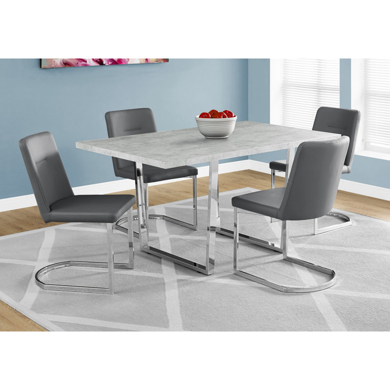 Table de salle à manger, Gris, Gris