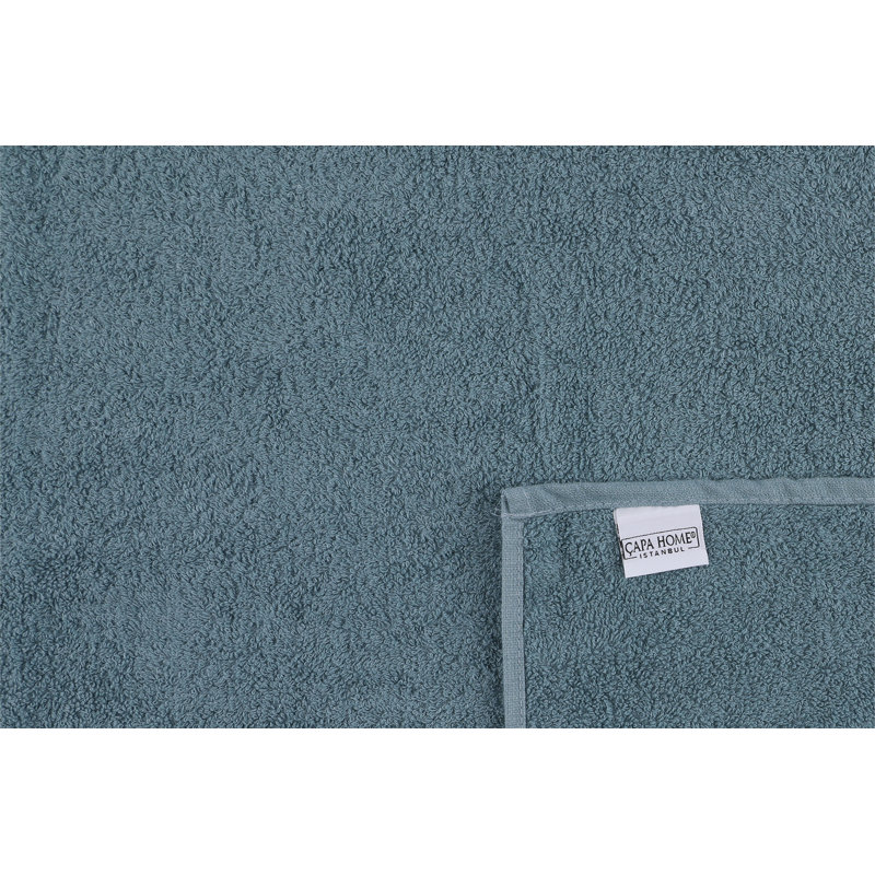 Luxurious 2-Piece Towel Set, Indigo Blue, 19.7 x 35.4 inches (Bath Towel) & 19.7 x 35.4 inches (Hand Towel) | 100% Cotton, 450 GSM | Ultra-Soft, Absorbent, Machine Washable at 104°F | Perfect for Spa & Home Use