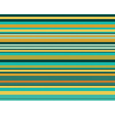 Horizontal Stripes Machine Printed Duvet Cover