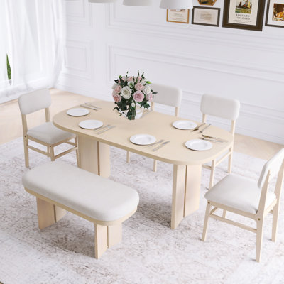 Modern  Kitchen Table Chairs Set For 6
