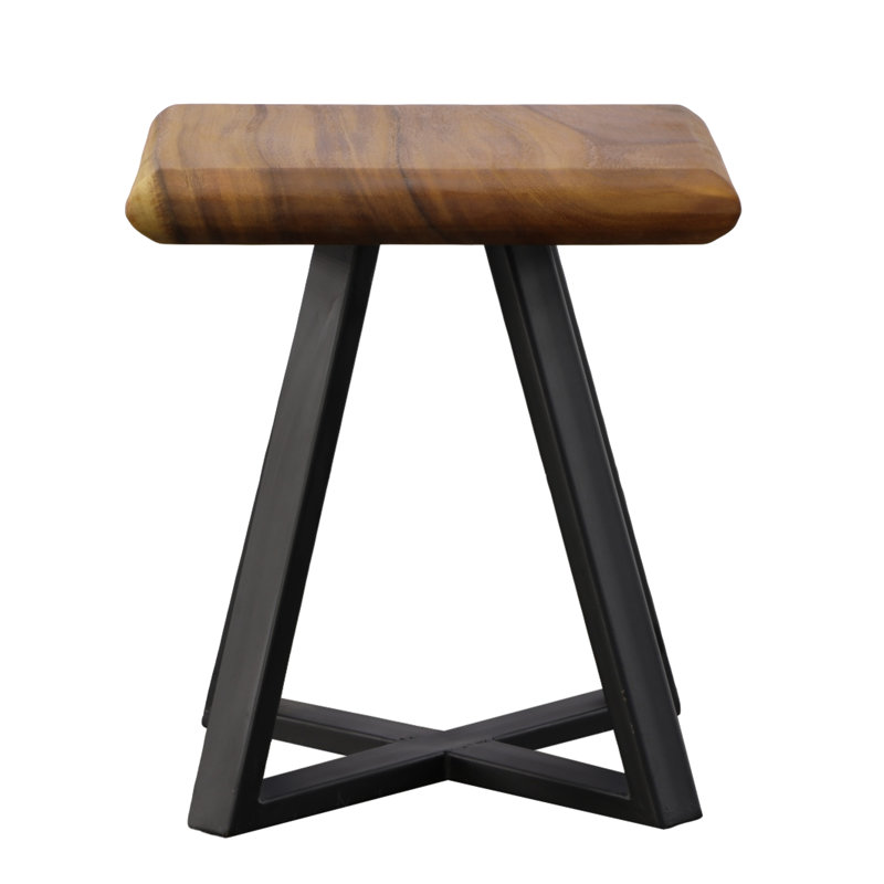 Table d'appoint Trapezium, base en métal