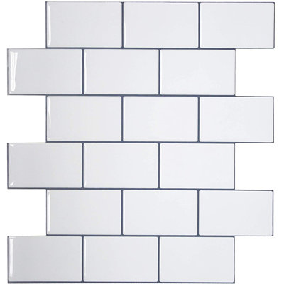 30.5cm W x 30.5cm L Peel and Stick Field Tile