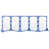 Transparent/bleu