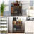 Jamesandrew 23.6'' Coffee Bar Cabinet with Wine Racks-1210365681