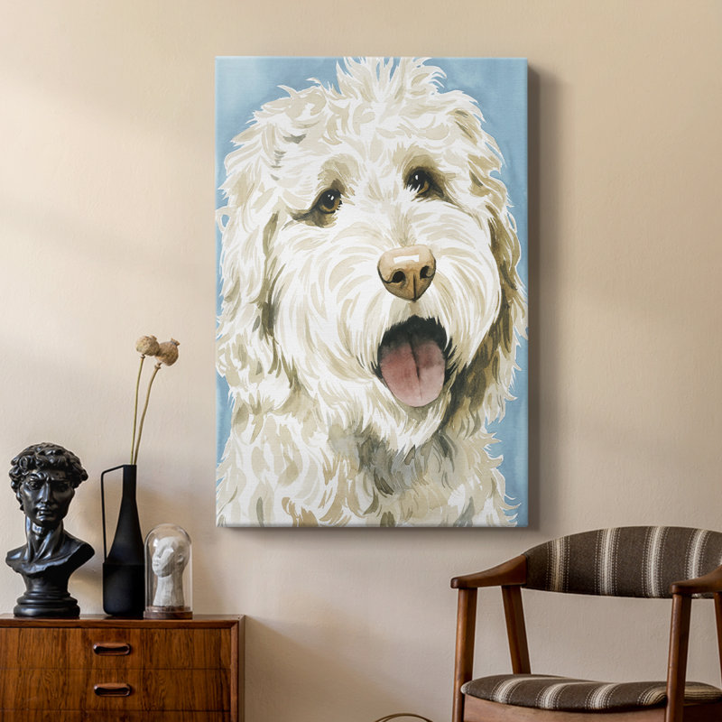 Labradoodle II - galerie Cavas sur mesure, H 27 po x l 18 po