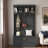 Hall Tree with Storage Shoe Bench for Entryway and Hallway, 4-in-1 Design Coat Racks with Hooks for Living Room, Black-2048517930