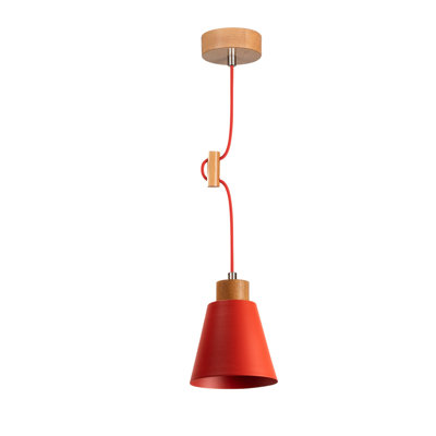 Luminaire suspendu en forme de cloche à 1 lumière Hermanson