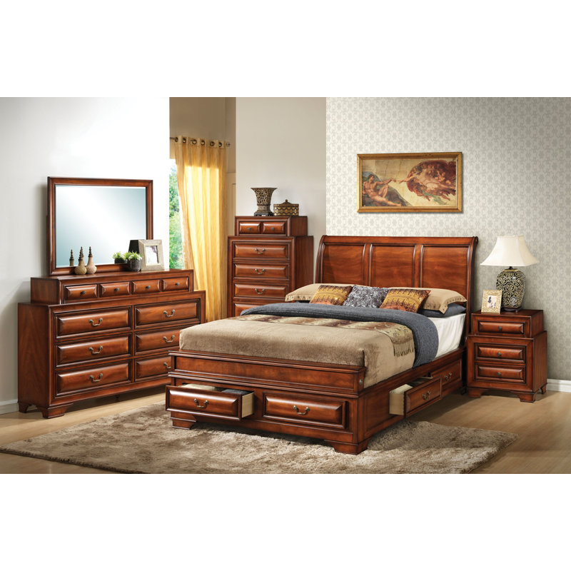 Charline 36'' W 6 - Drawer Dresser, Oak
