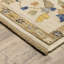 Tapis traditionnel beige / brun clair en laine Kuester-789484258
