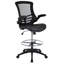 Drafting Chair Polyester/Polyester blend 50.75" H x 24.5" W x 25.5" D-1310716714