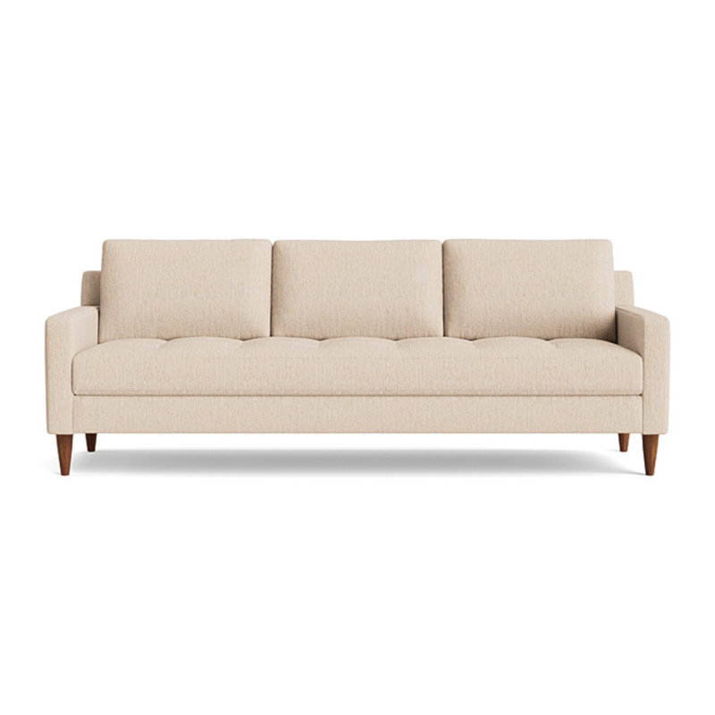 MCM Sofa (95"), Plush Woven - Tan