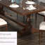 Table de salle à manger en frêne brun-2128874482