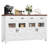 Almus 55'' Sideboard with 4 Glass Doors, 2 Large Drawers and Adjustable Shelves-232908992