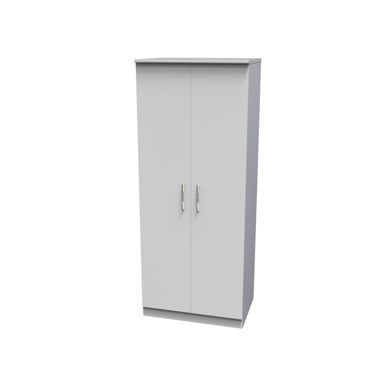 Fully Assembled Avon 2 Door Wardrobe, White
