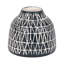 Vase moderne en céramique et en grès avec motif géométrique en relief pour une décoration élégante-1598154311-1587136603