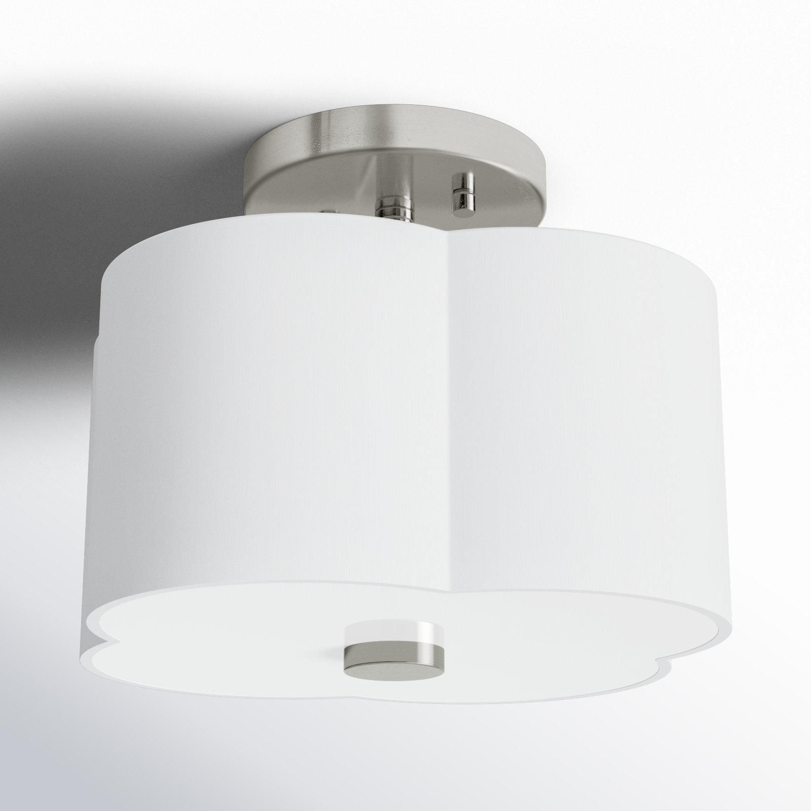 Vino 2 Light Semi Flush Mount, 8.5" H x 11" W x 11" D