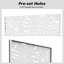 Pacifa 6 ft. H x 4 ft. W Freestanding Privacy Screen with Wider Feet-94425962