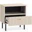 DROMA 50cm W Manufactured Wood Bedside Table