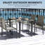 Alshawn 4 - Person Patio Dining Set with Rectangular Table