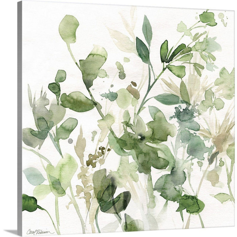 «Sage Garden I», reproduction d'art sur toile, Toile tendue, H 20 po x l 20 po x P 1,25 po