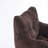 Soft Fluffy Corduroy Fabric Bean Bag Chair Filled With Memory Sponge,Brown-1283567987