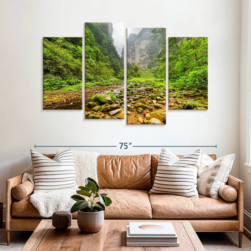 Zhangjiajie Forest River, 42'' H x 68'' W