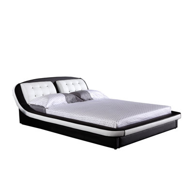 Lit plateforme tapissier Janae