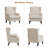Upholsterd Wingback Armchair-1261615285