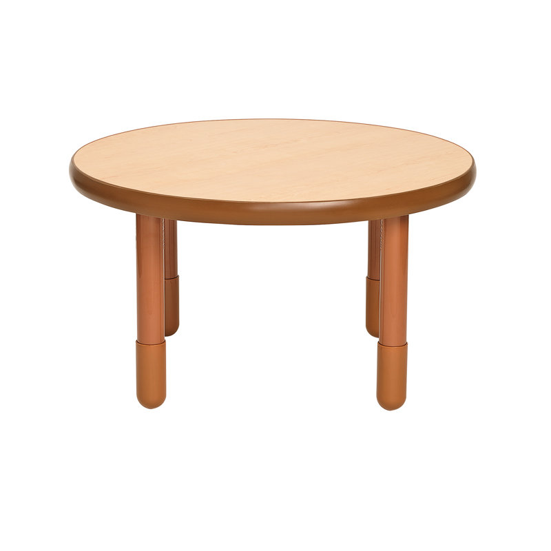 Table ronde BASELINE, Rouge pomme d'amour, H 20 po x L 36 po x l 36 po