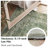 Vintage Floral Distressed Design Non-Slip Low-Pile Soft Thin Faux Wool Area Rug-1835124416