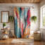 Artistic Strokes - Premium Shower Curtain-1690875565