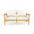 Terassi Outdoor Acacia Wood Loveseat