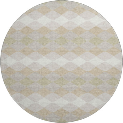 Premium Machine Washable Bunderberg AMF1007 Geometric Rug
