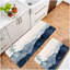 Ensemble de 2 tapis de cuisine antidérapants pour le salon et la cuisine, style asiatique