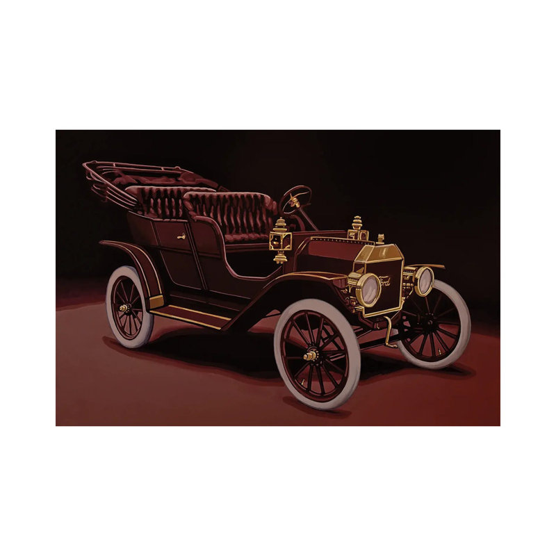 Ford Model T Touring 1908 by Paul Meijering - Wrapped Canvas Print