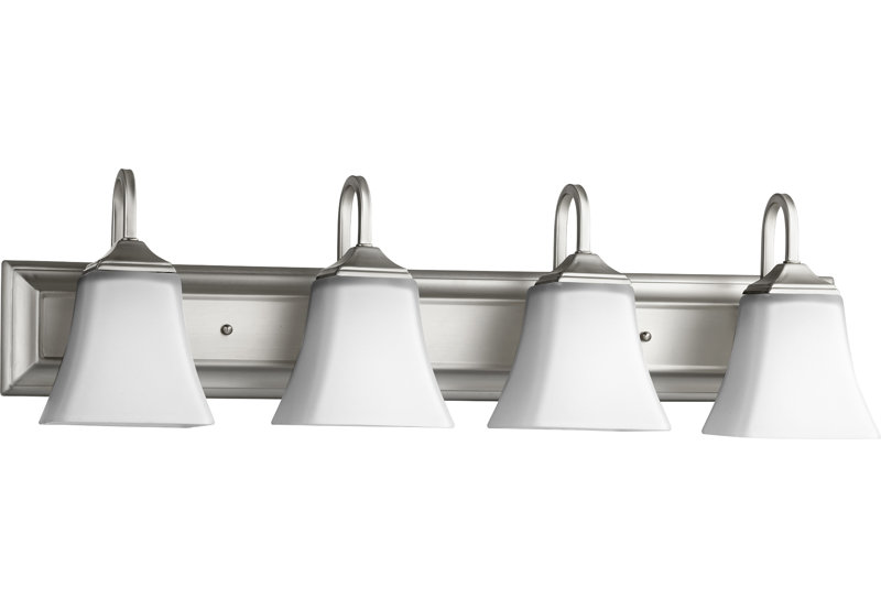 Aniece 4 - Light Dimmable Vanity Light, Satin Nickel