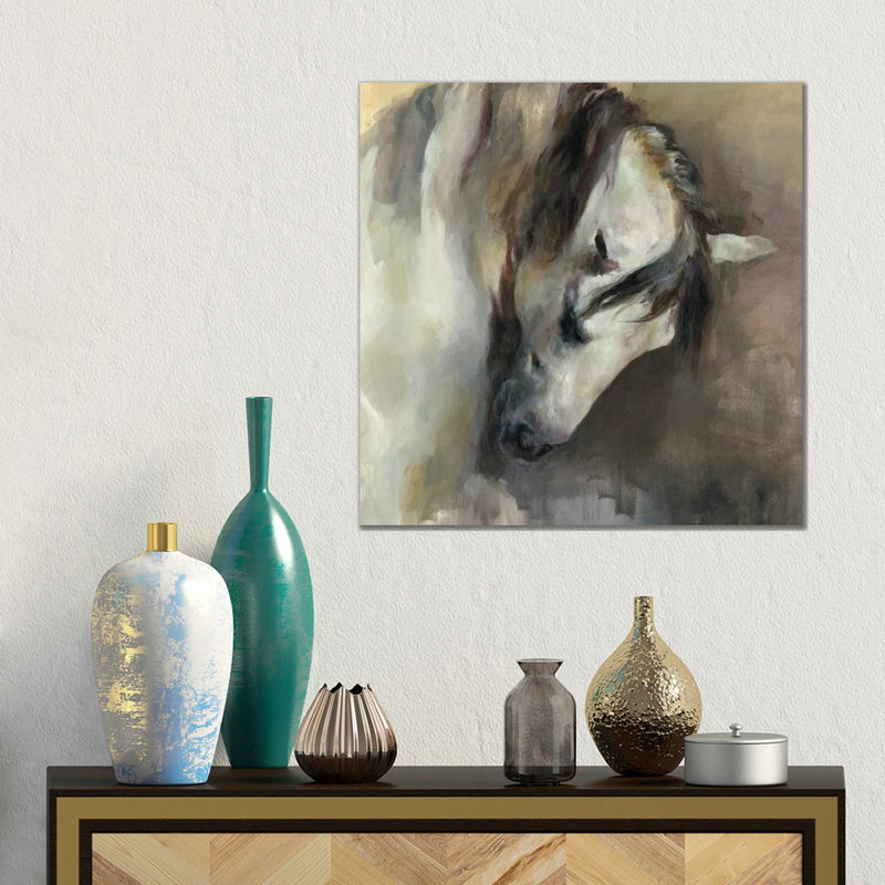 Classical Horse by Marilyn Hageman iCanvas, Wrapped Canvas, 18" H x 18" W x 1.5" D