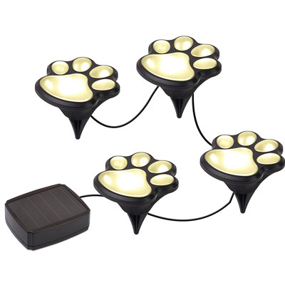 Black Integrated LED Pathway Light Pack