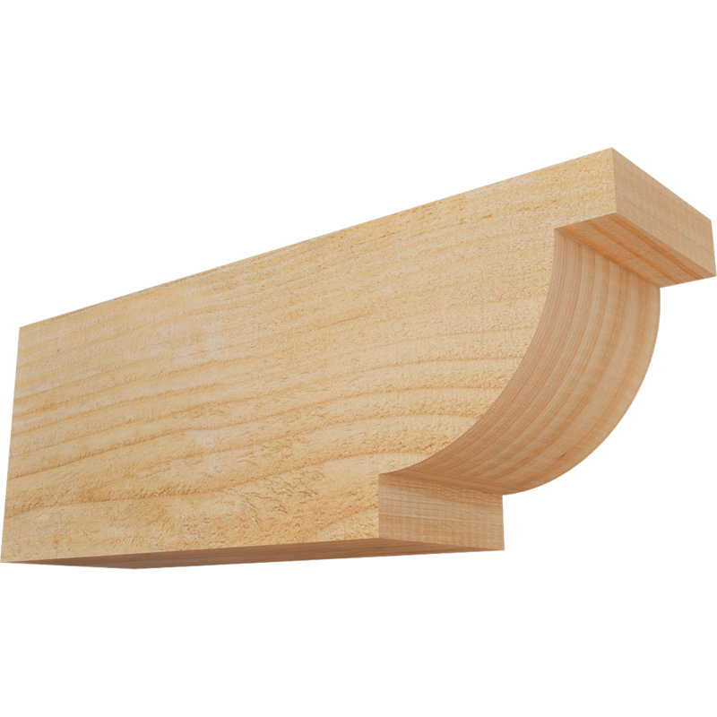 Alpine Rough Sawn, Sapin de Douglas, H 6 po x l 16 po x P 4 po
