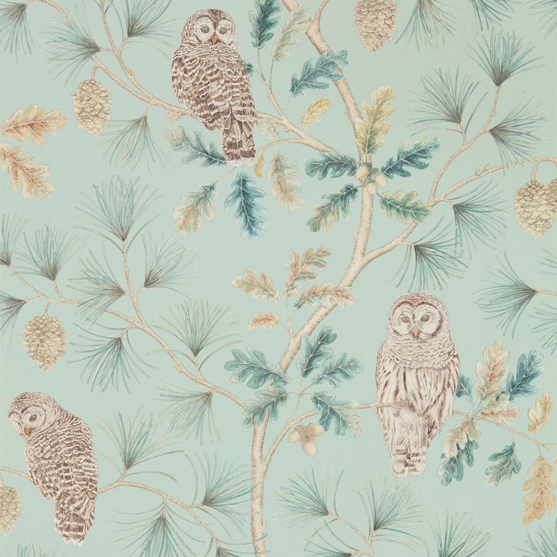 Owlswick Wallpaper, Whitstable Blue